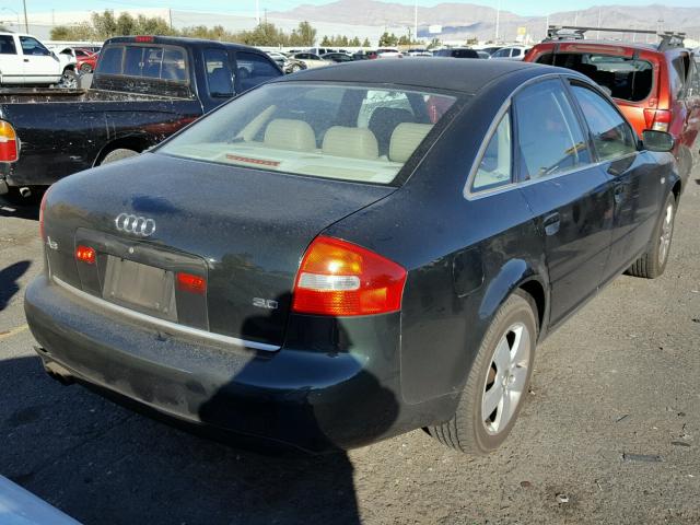 WAUJT64BX2N082252 - 2002 AUDI A6 3 GREEN photo 4