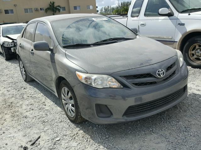 2T1BU4EE5CC857420 - 2012 TOYOTA COROLLA BA GRAY photo 1