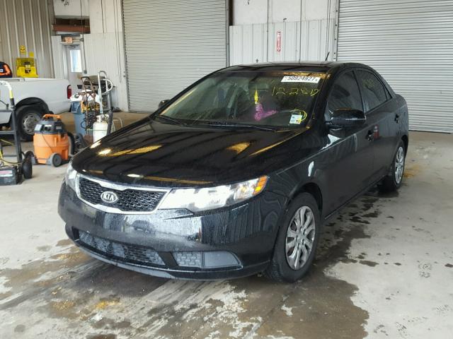 KNAFU4A27C5597559 - 2012 KIA FORTE EX BLACK photo 2