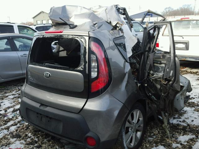 KNDJP3A53F7183955 - 2015 KIA SOUL + GRAY photo 4