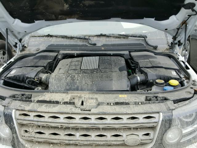 SALAG2V64FA774627 - 2015 LAND ROVER LR4 HSE WHITE photo 7