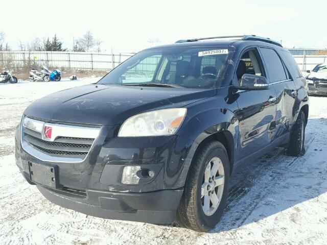 5GZER23758J111633 - 2008 SATURN OUTLOOK XR შავი ფოტო 2