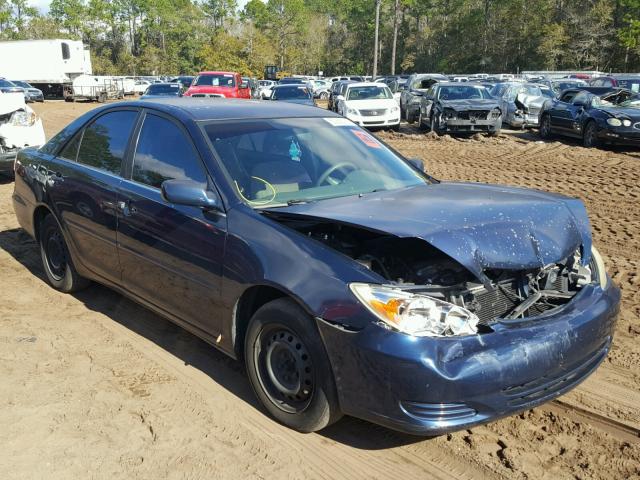 4T1BE32K33U653232 - 2003 TOYOTA CAMRY LE ლურჯი ფოტო 1