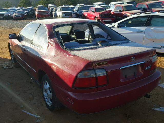 1HGCD7209VA007085 - 1997 HONDA ACCORD SE RED photo 3