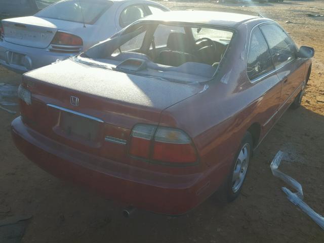 1HGCD7209VA007085 - 1997 HONDA ACCORD SE RED photo 4