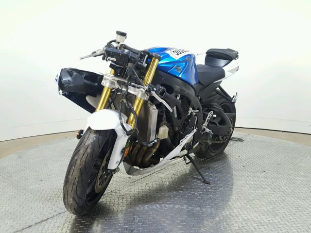 JS1GR7MA7D2102318 - 2013 SUZUKI GSX-R750 BLUE photo 4