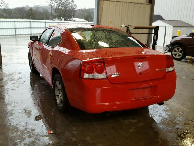 2B3CA3CV7AH264138 - 2010 DODGE CHARGER SX RED photo 3