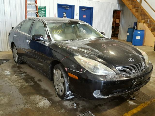 JTHBA30G250023869 - 2005 LEXUS ES 330 BLACK photo 1