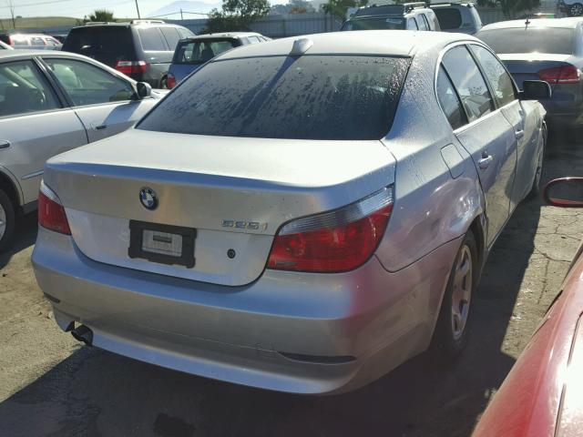 WBANA53504B173709 - 2004 BMW 525 I SILVER photo 4