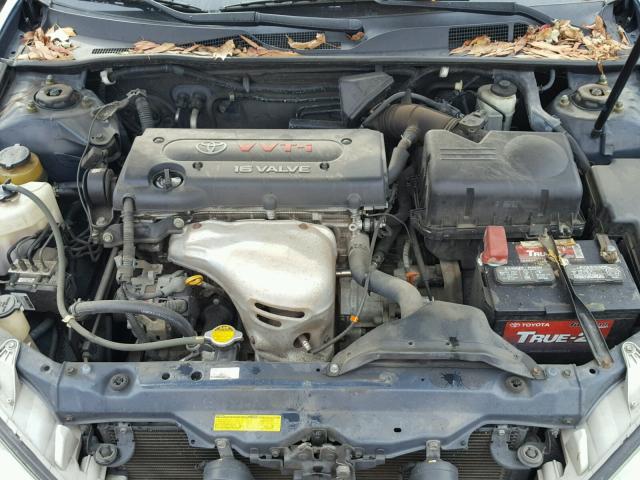 4T1BE32KX4U906368 - 2004 TOYOTA CAMRY LE BLUE photo 7