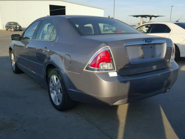 3FAFP08Z26R202863 - 2006 FORD FUSION SEL GRAY photo 3