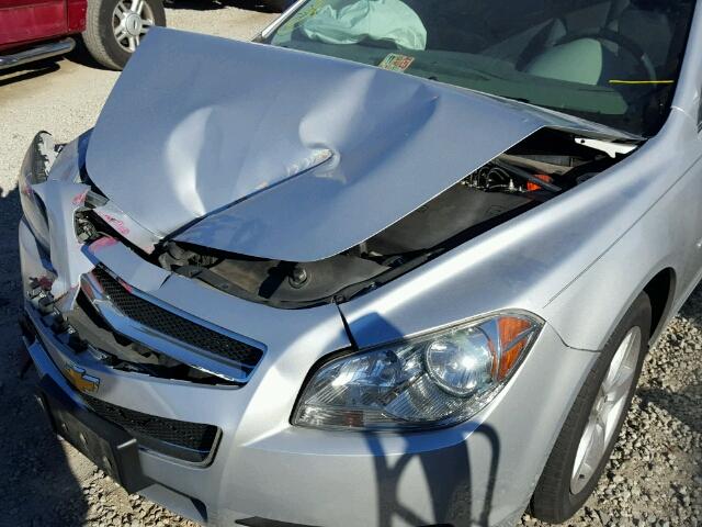 1G1ZB5E19BF146387 - 2011 CHEVROLET MALIBU LS SILVER photo 9