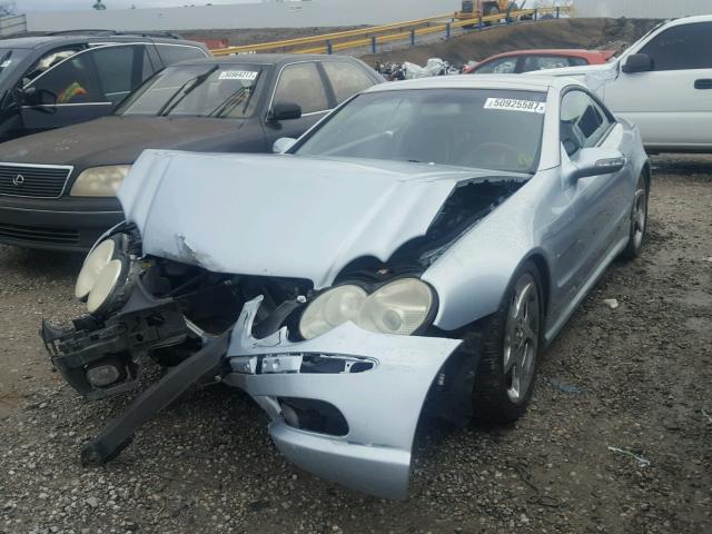 WDBSK75F83F037029 - 2003 MERCEDES-BENZ SL 500R SILVER photo 2