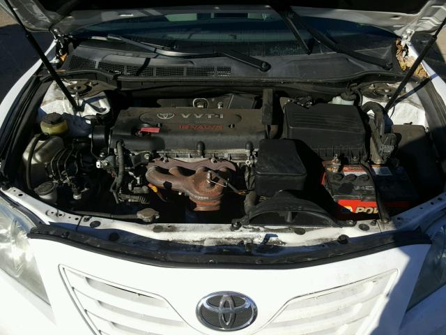 4T4BE46K79R136658 - 2009 TOYOTA CAMRY BASE WHITE photo 7