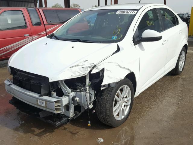1G1JC5SH8C4186887 - 2012 CHEVROLET SONIC LT 白色 照片 2