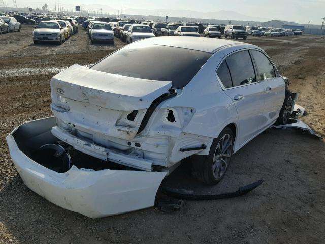 1HGCR2F51FA186847 - 2015 HONDA ACCORD SPO WHITE photo 4