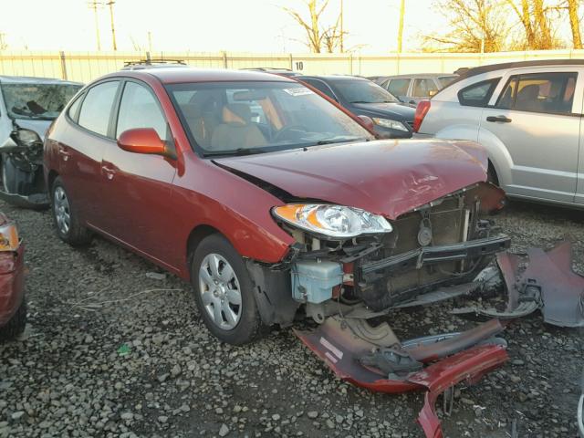 KMHDU46D09U669247 - 2009 HYUNDAI ELANTRA GL RED photo 1