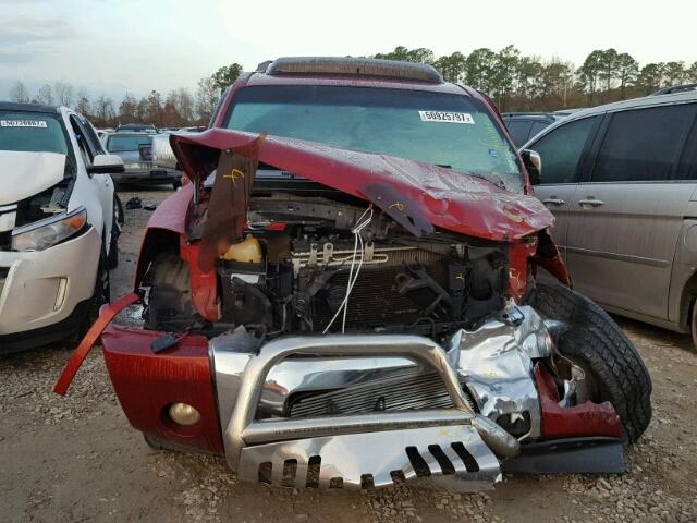 5N1BA08A17N719866 - 2007 NISSAN ARMADA SE RED photo 9