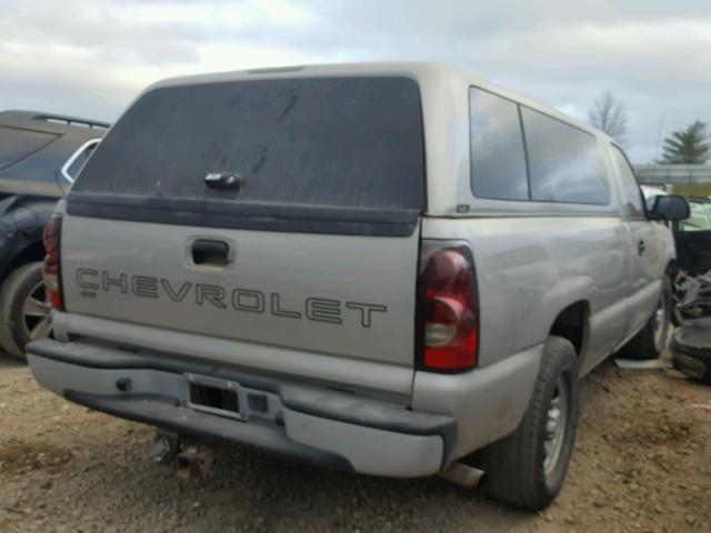 1GCEC14TX4Z234980 - 2004 CHEVROLET SILVERADO TAN photo 4