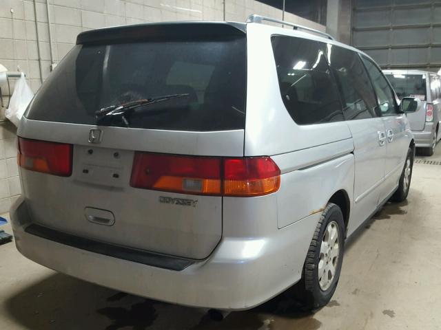 2HKRL18672H553604 - 2002 HONDA ODYSSEY EX SILVER photo 4