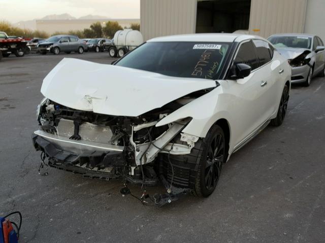 1N4AA6AP7HC384956 - 2017 NISSAN MAXIMA 3.5 WHITE photo 2