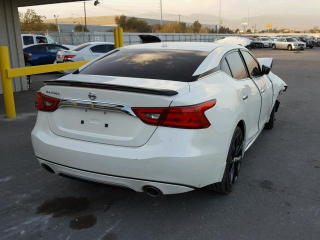 1N4AA6AP7HC384956 - 2017 NISSAN MAXIMA 3.5 WHITE photo 4