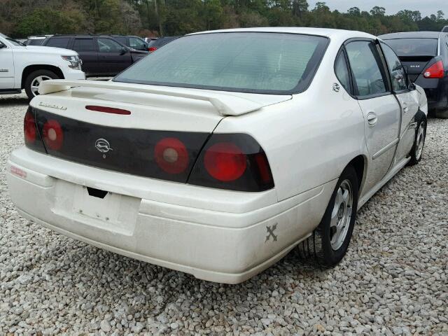 2G1WH52K849412735 - 2004 CHEVROLET IMPALA LS WHITE photo 4