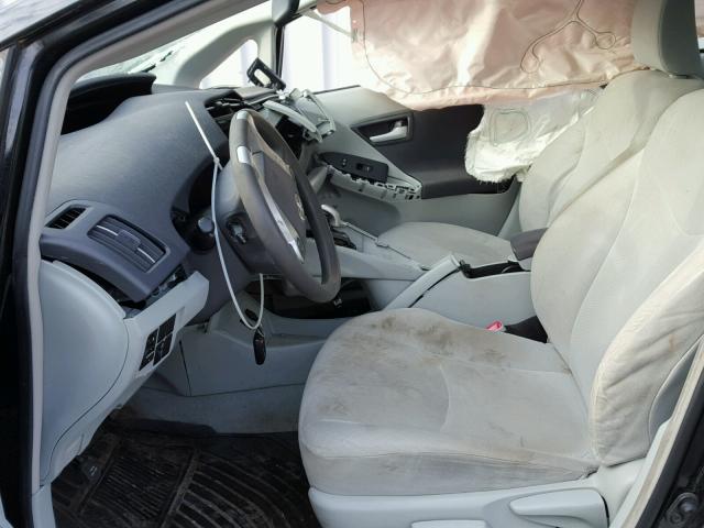JTDKN3DU7A1036885 - 2010 TOYOTA PRIUS BLACK photo 5