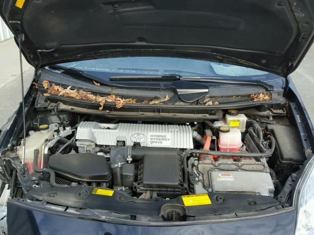 JTDKN3DU7A1036885 - 2010 TOYOTA PRIUS BLACK photo 7