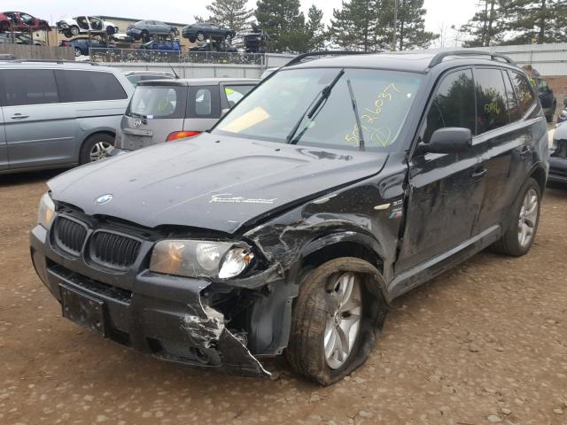 WBXPA93406WG83439 - 2006 BMW X3 3.0I BLACK photo 2