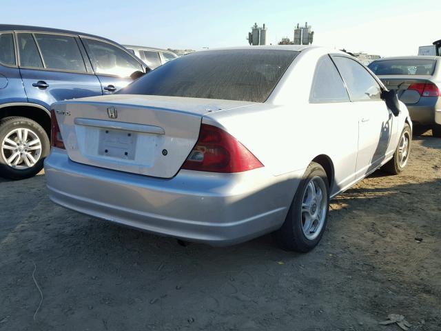 1HGEM21573L030438 - 2003 HONDA CIVIC LX SILVER photo 4