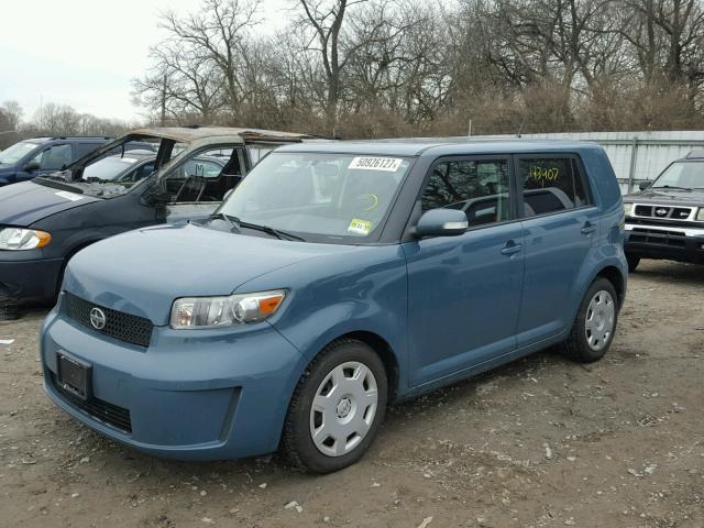 JTLKE50EX91084004 - 2009 TOYOTA SCION XB BLUE photo 2