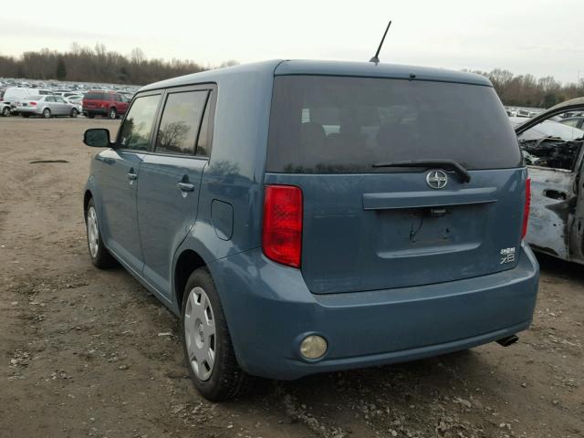 JTLKE50EX91084004 - 2009 TOYOTA SCION XB BLUE photo 3