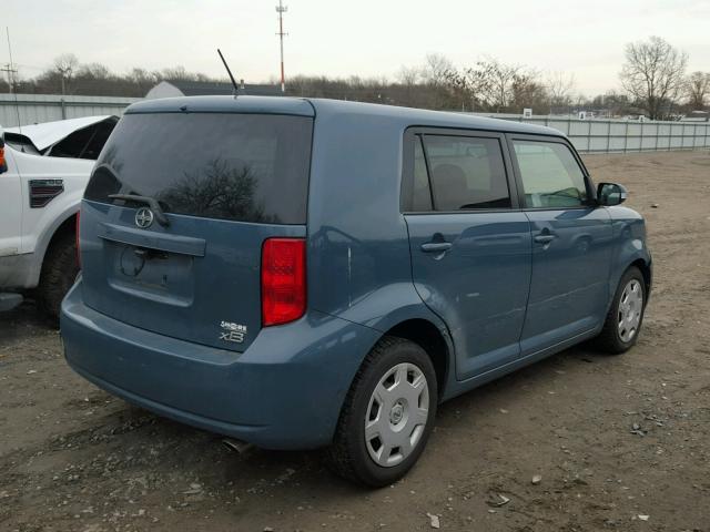 JTLKE50EX91084004 - 2009 TOYOTA SCION XB BLUE photo 4