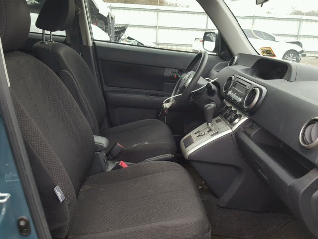 JTLKE50EX91084004 - 2009 TOYOTA SCION XB BLUE photo 5
