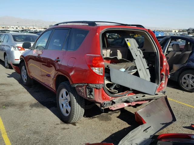 JTMZD33V365029248 - 2006 TOYOTA RAV4 RED photo 3