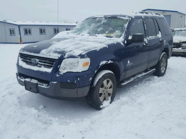 1FMEU72E36ZA22909 - 2006 FORD EXPLORER X BLUE photo 2