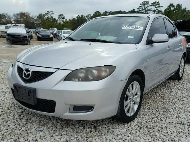 JM1BK12F481870477 - 2008 MAZDA 3 I SILVER photo 2