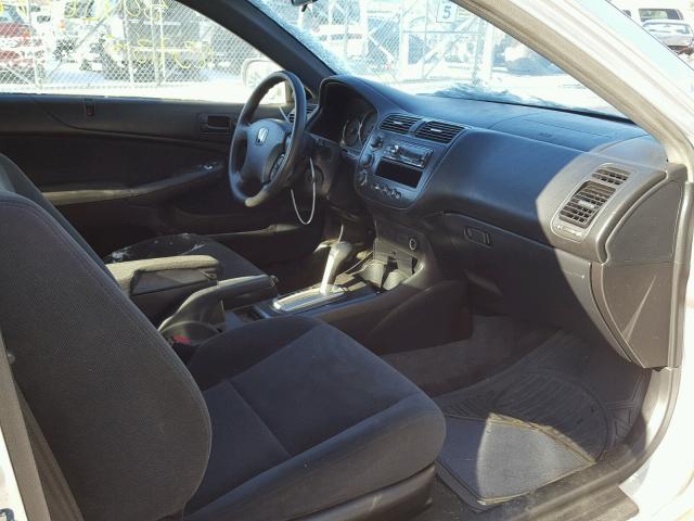 1HGEM22963L009873 - 2003 HONDA CIVIC EX SILVER photo 5