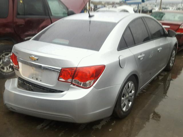 1G1PA5SH2E7330449 - 2014 CHEVROLET CRUZE LS GRAY photo 4