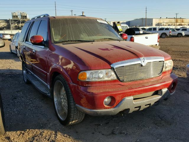 5LMRU27A9YLJ05144 - 2000 LINCOLN NAVIGATOR RED photo 1