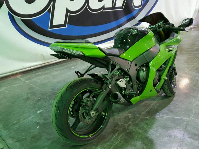 JKAZXCK15DA008034 - 2013 KAWASAKI ZX1000 K GREEN photo 4