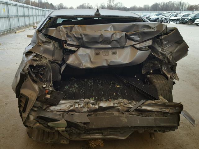 KMHDH4AE7EU082364 - 2014 HYUNDAI ELANTRA SE SILVER photo 9