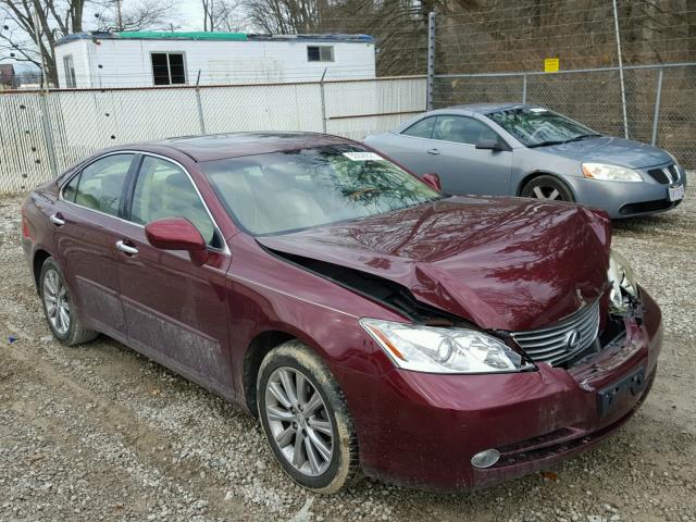 JTHBJ46G872085460 - 2007 LEXUS ES 350 RED photo 1