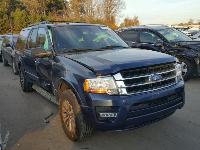 1FMJK1HT0GEF28200 - 2016 FORD EXPEDITION BLUE photo 1