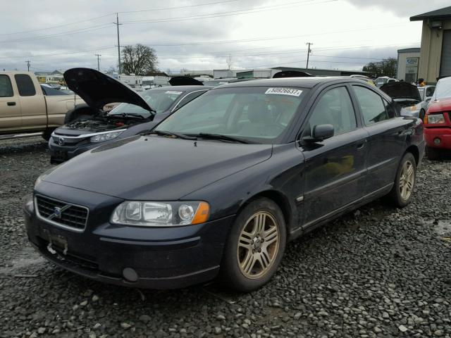 YV1RS592562524447 - 2006 VOLVO S60 2.5T BLUE photo 2