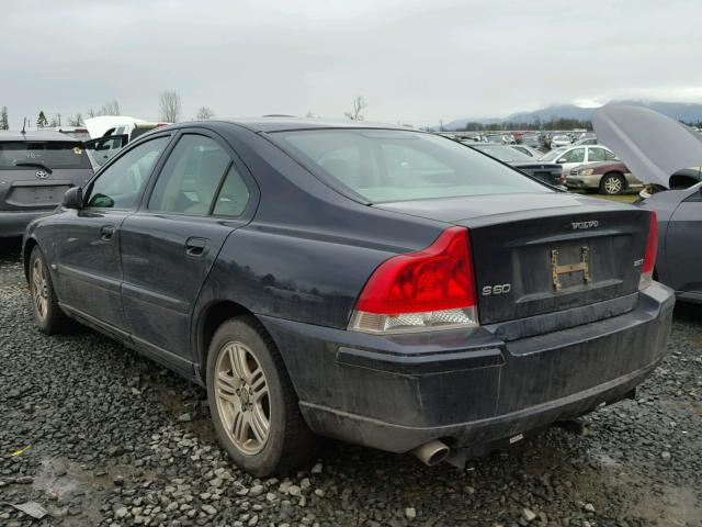 YV1RS592562524447 - 2006 VOLVO S60 2.5T BLUE photo 3