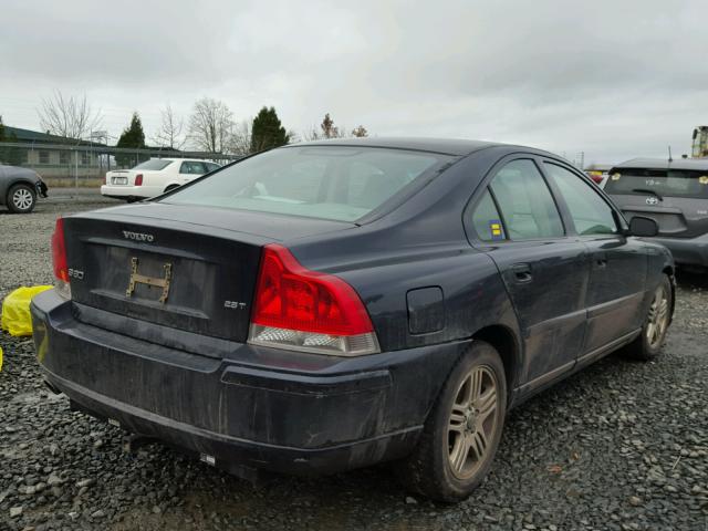 YV1RS592562524447 - 2006 VOLVO S60 2.5T BLUE photo 4