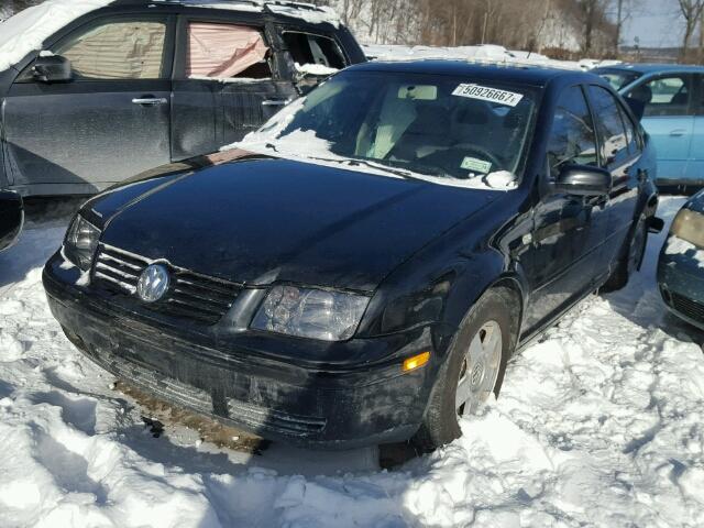 3VWSE69M82M184670 - 2002 VOLKSWAGEN JETTA GLS BLACK photo 2