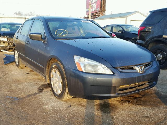 JHMCM56343C021208 - 2003 HONDA ACCORD LX BLUE photo 1